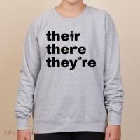 Grammar Geek Hilarious English Classroom Humor Women's Sweatshirt thumb 0