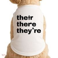 Grammar Geek Hilarious English Classroom Humor Doggie Tank thumb 0