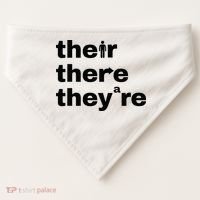 Grammar Geek Hilarious English Classroom Humor USA-Made Doggie Bandana thumb 0