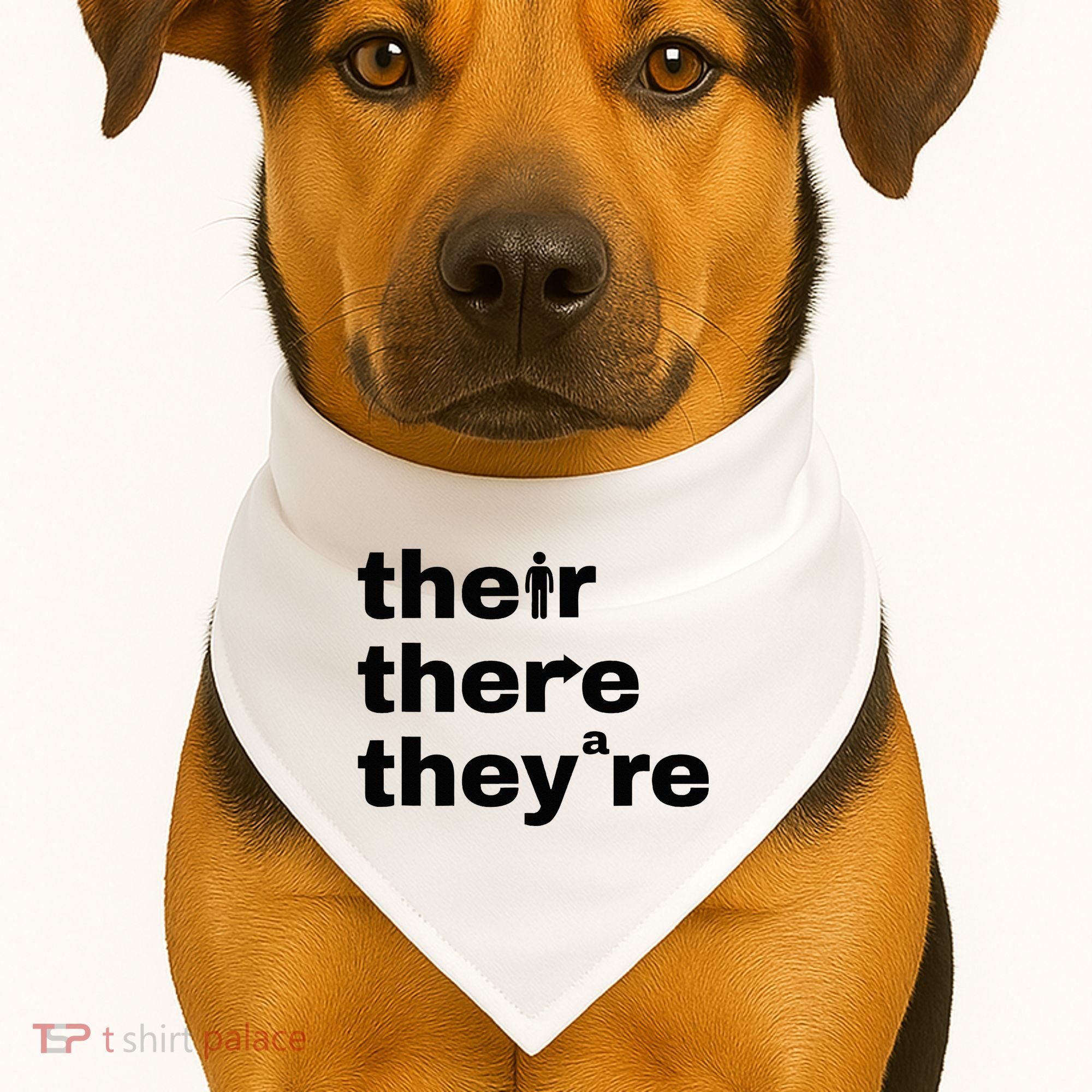 Grammar Geek Hilarious English Classroom Humor USA-Made Doggie Bandana