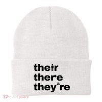 Grammar Geek Hilarious English Classroom Humor Beanie thumb 0