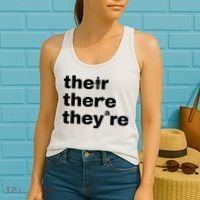 Grammar Geek Hilarious English Classroom Humor Women's Tank Top thumb 2