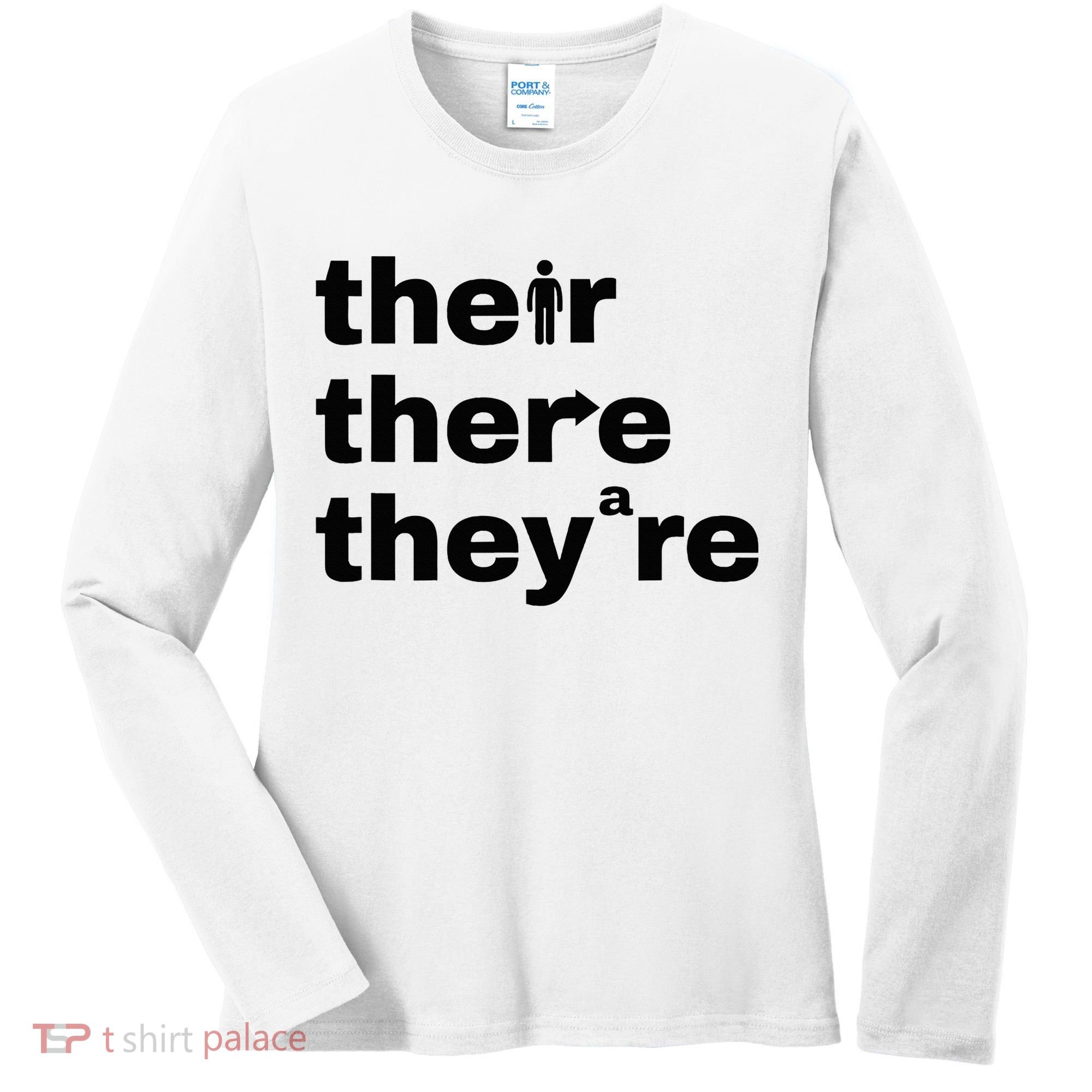Grammar Geek Hilarious English Classroom Humor Women's Long Sleeve Shirt