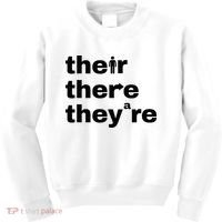 Grammar Geek Hilarious English Classroom Humor Kids Sweatshirt thumb 0