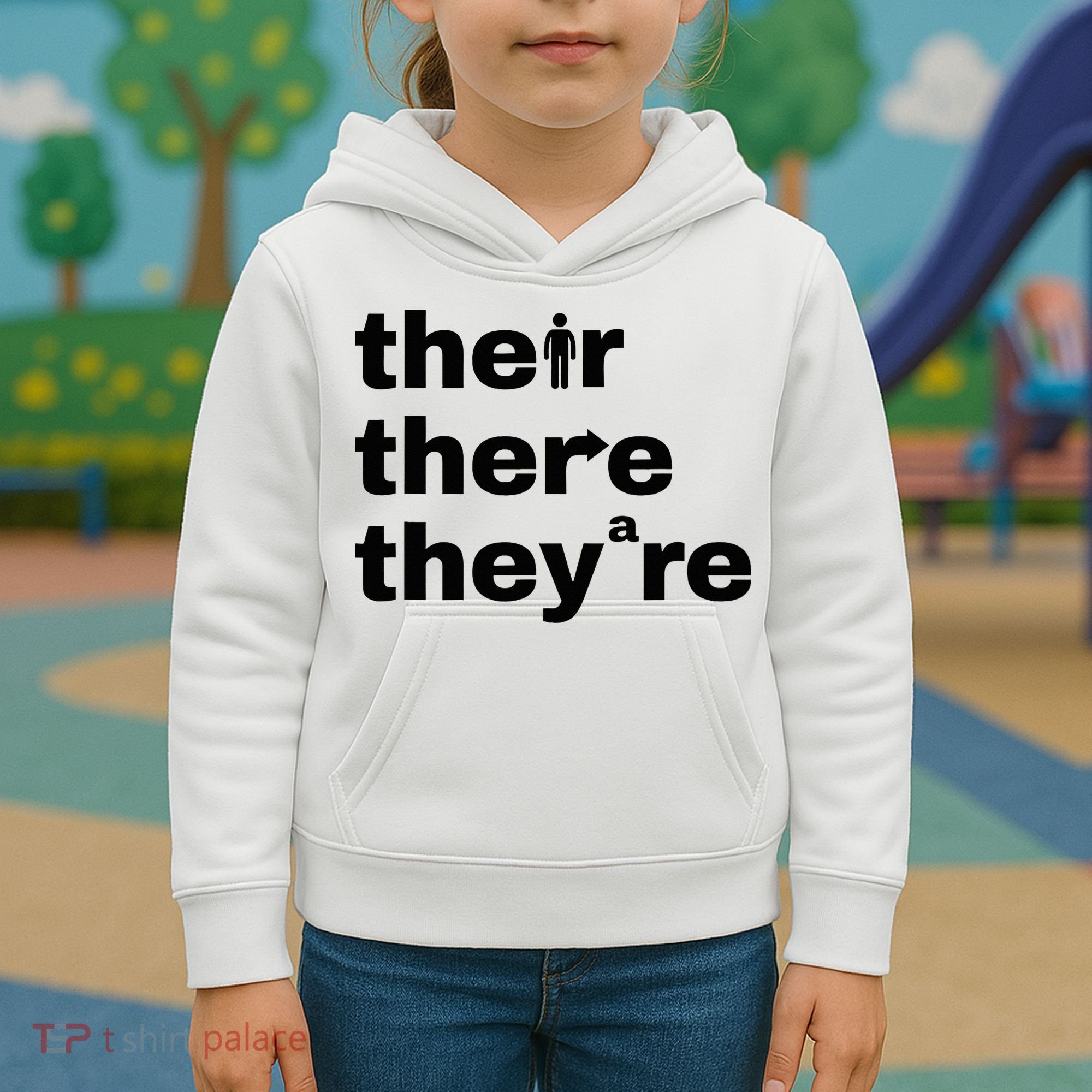 Grammar Geek Hilarious English Classroom Humor Kids Hoodie
