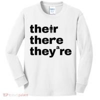 Grammar Geek Hilarious English Classroom Humor Kids Long Sleeve Shirt thumb 0