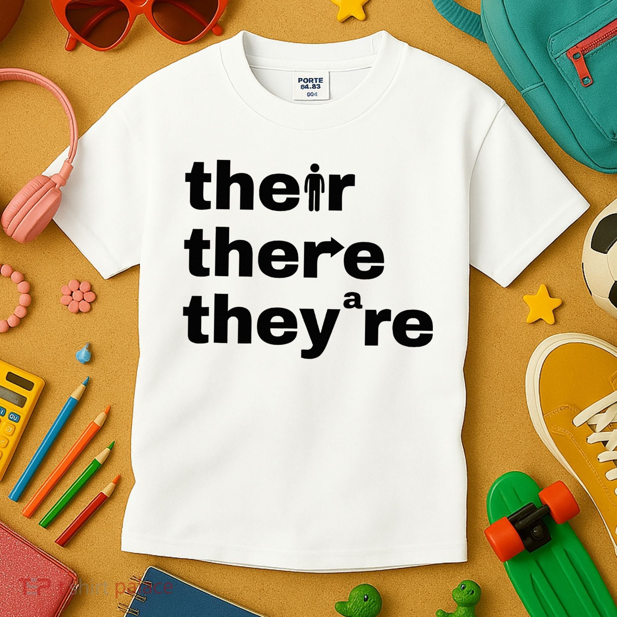 Grammar Geek Hilarious English Classroom Humor Kids T-Shirt