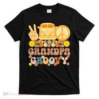 Groovy Grandpa Hippie Peace Retro Matching Party Family T-Shirt thumb 0
