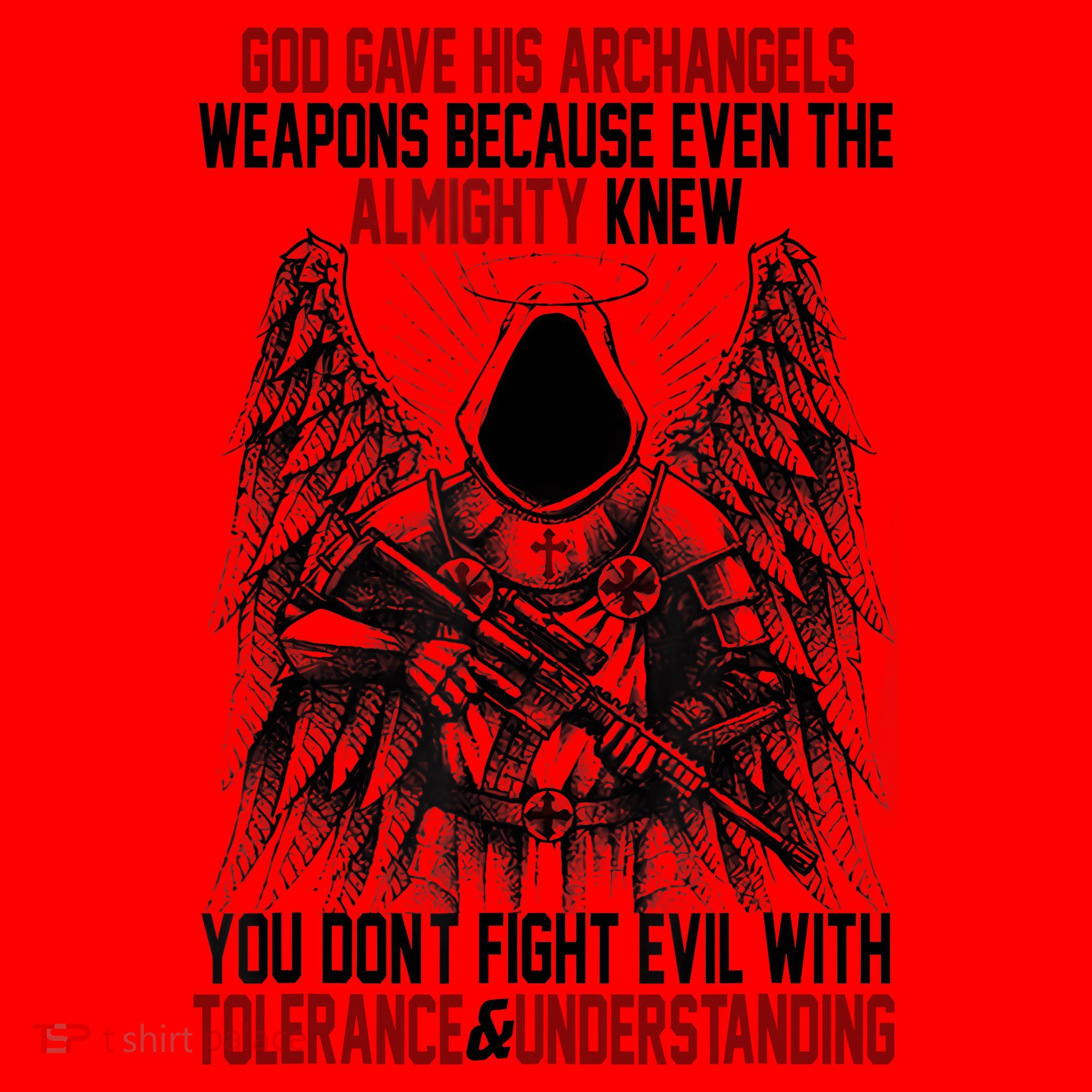 God Gave His Archangels Weapons Because Even The Almighty Santa Hat