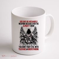 God Gave His Archangels Weapons Because Even The Almighty Coffee Mug thumb 1