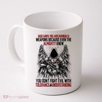 God Gave His Archangels Weapons Because Even The Almighty Coffee Mug thumb 0