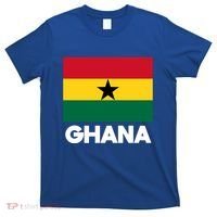 Ghana Ghanaian Heart Love Proud Melanin Flag Gift T-Shirt thumb 0