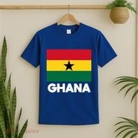 Ghana Ghanaian Heart Love Proud Melanin Flag Gift T-Shirt thumb 2