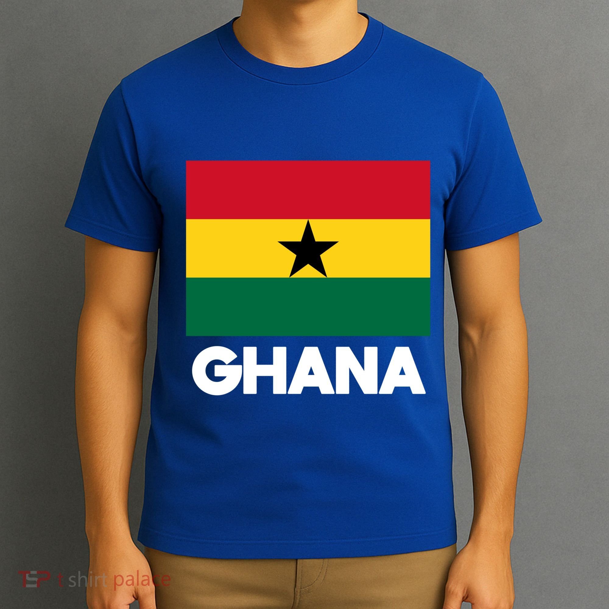 Ghana Ghanaian Heart Love Proud Melanin Flag Gift T-Shirt