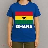 Ghana Ghanaian Heart Love Proud Melanin Flag Gift T-Shirt thumb 4