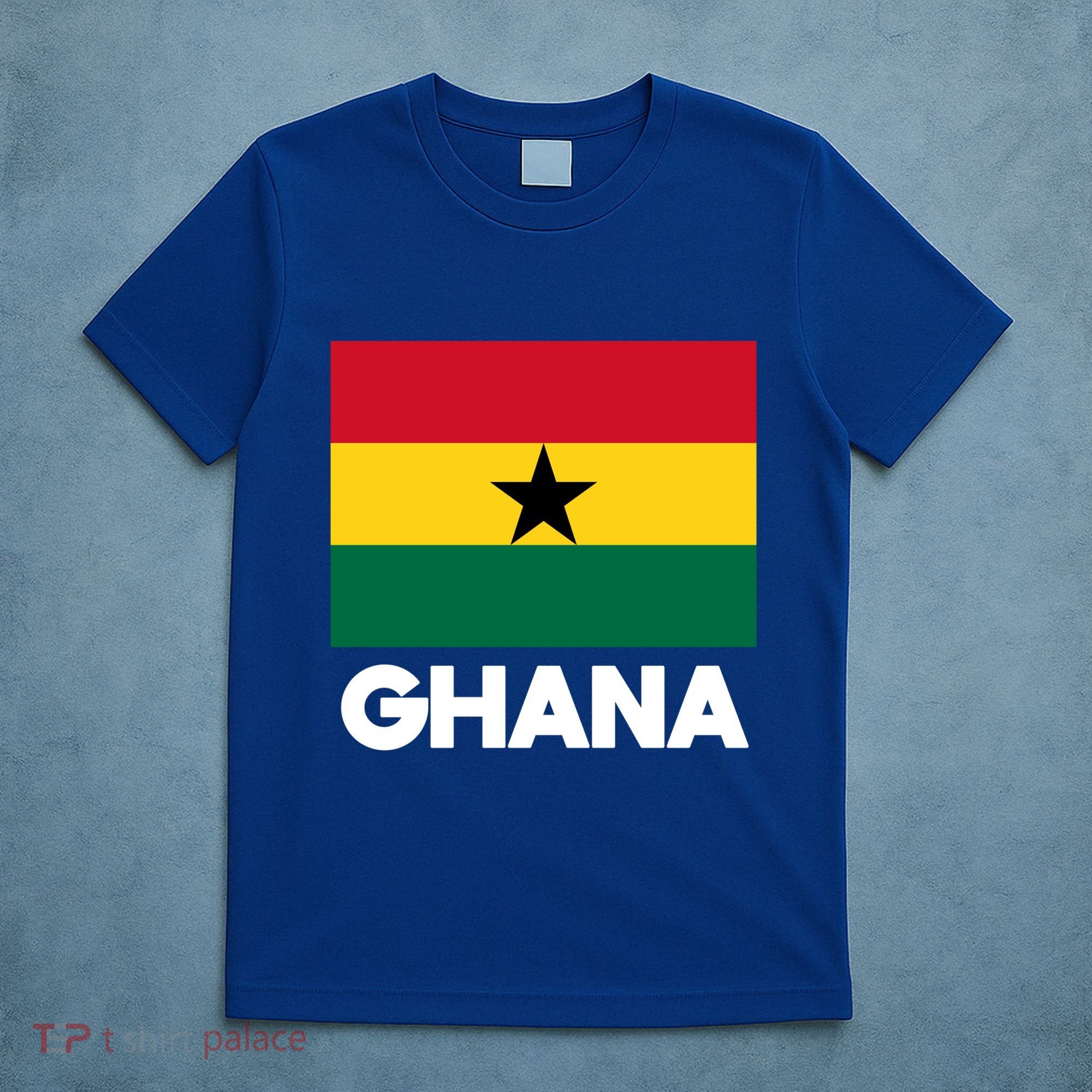 Ghana Ghanaian Heart Love Proud Melanin Flag Gift T-Shirt