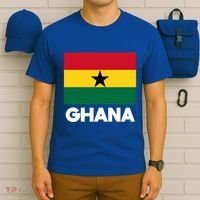 Ghana Ghanaian Heart Love Proud Melanin Flag Gift T-Shirt thumb 6