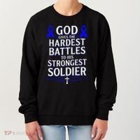 God Gives Hardest Battle Juvenile Arthritis Awareness Women's Sweatshirt thumb 0