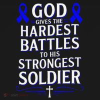 God Gives Hardest Battle Juvenile Arthritis Awareness Apron thumb 3