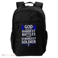God Gives Hardest Battle Juvenile Arthritis Awareness Backpack thumb 0