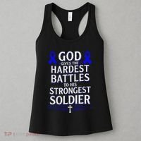 God Gives Hardest Battle Juvenile Arthritis Awareness Women's Tank Top thumb 3