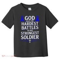 God Gives Hardest Battle Juvenile Arthritis Awareness Toddler T-Shirt thumb 0