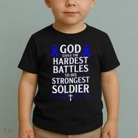 God Gives Hardest Battle Juvenile Arthritis Awareness Toddler T-Shirt thumb 2