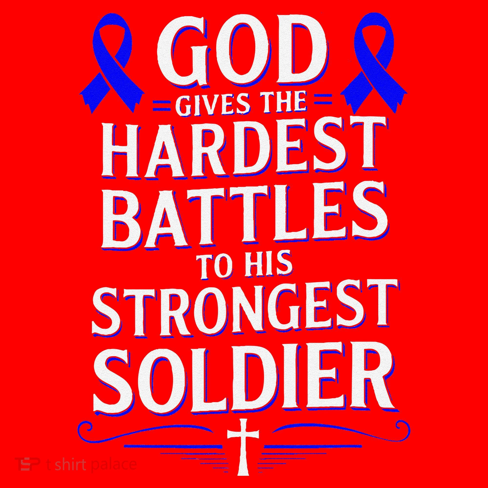 God Gives Hardest Battle Juvenile Arthritis Awareness Santa Hat