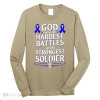 God Gives Hardest Battle Juvenile Arthritis Awareness Long Sleeve Shirt thumb 0