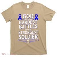 God Gives Hardest Battle Juvenile Arthritis Awareness T-Shirt thumb 0