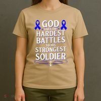 God Gives Hardest Battle Juvenile Arthritis Awareness T-Shirt thumb 4