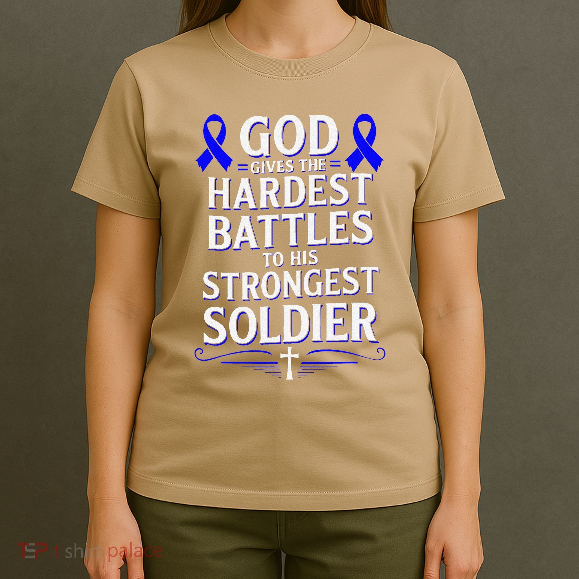 God Gives Hardest Battle Juvenile Arthritis Awareness T-Shirt