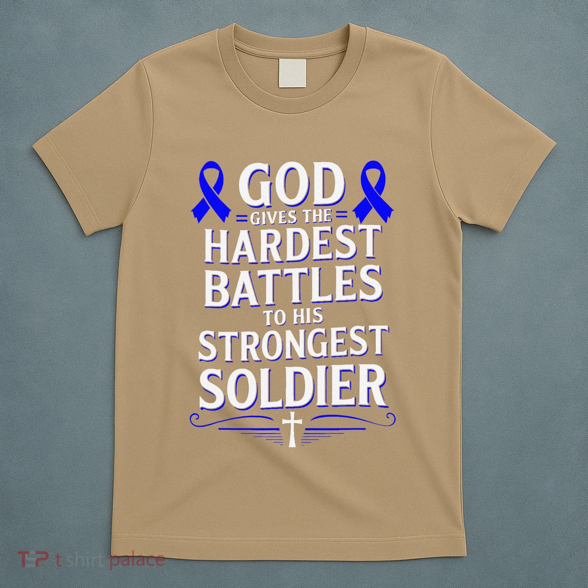 God Gives Hardest Battle Juvenile Arthritis Awareness T-Shirt