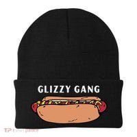 Glizzy Gang Hotdog Funny Beanie thumb 0