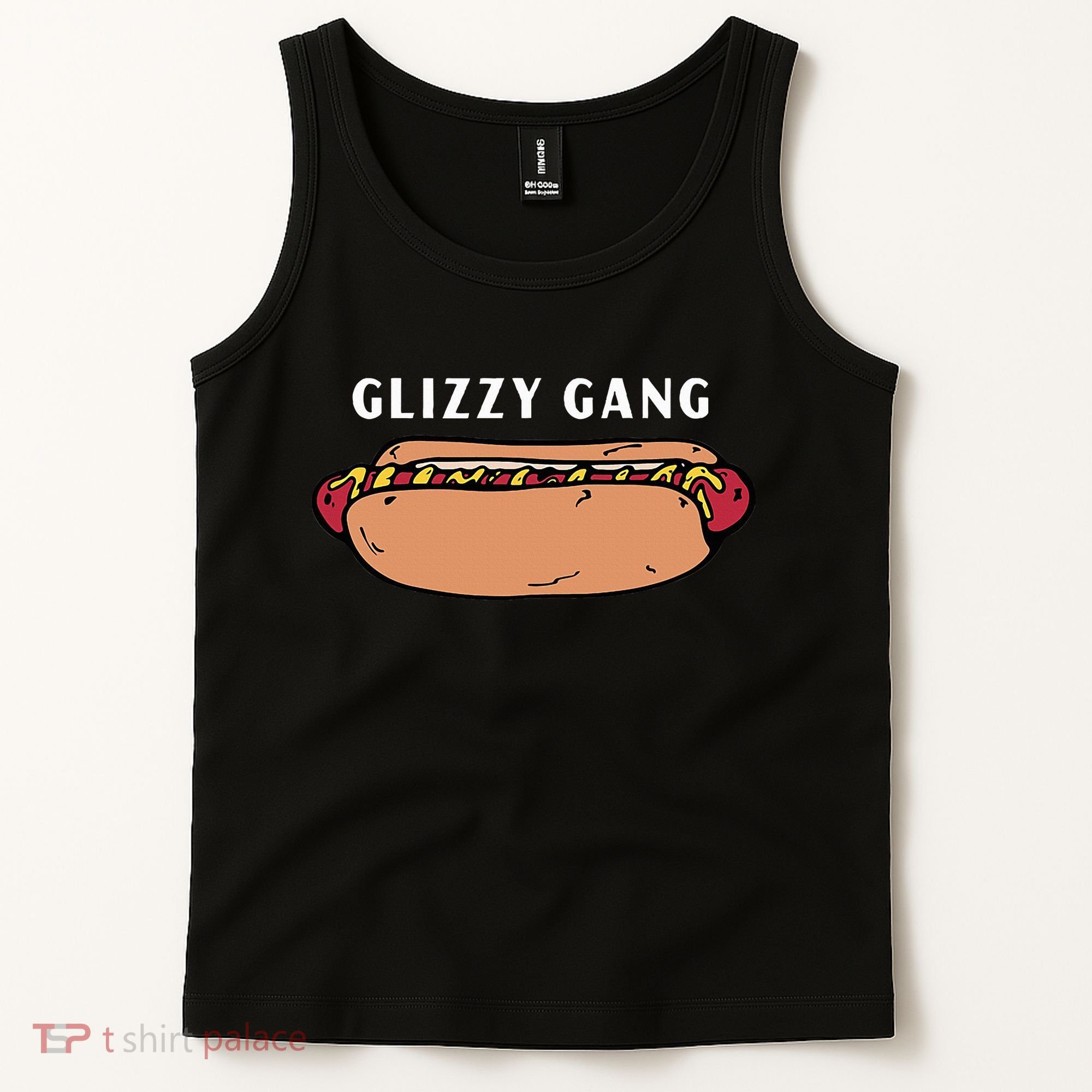 Glizzy Gang Hotdog Funny Tank Top