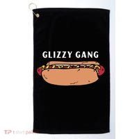 Glizzy Gang Hotdog Funny Golf Towel thumb 0