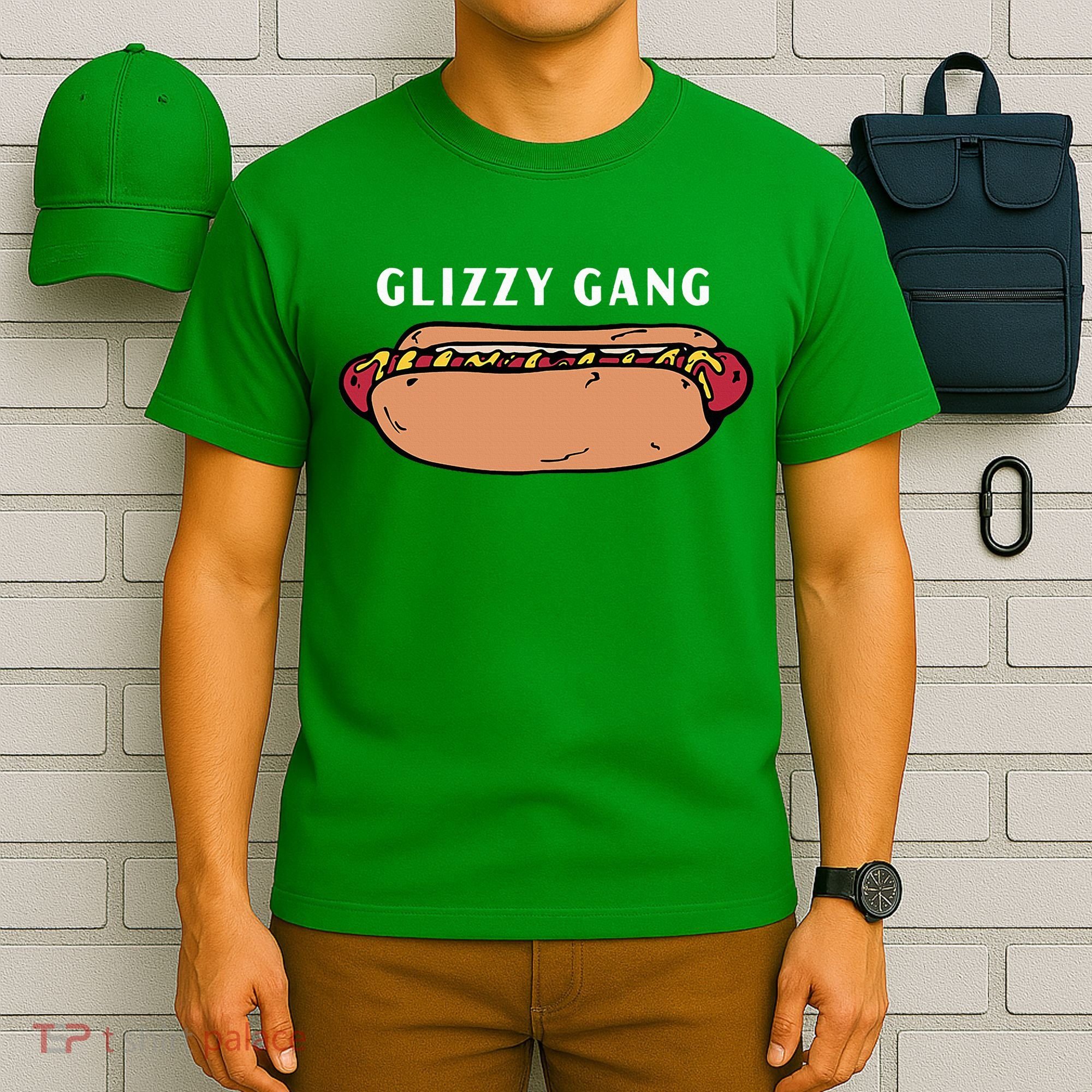 Glizzy Gang Hotdog Funny T-Shirt