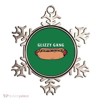 Glizzy Gang Hotdog Funny Ornament