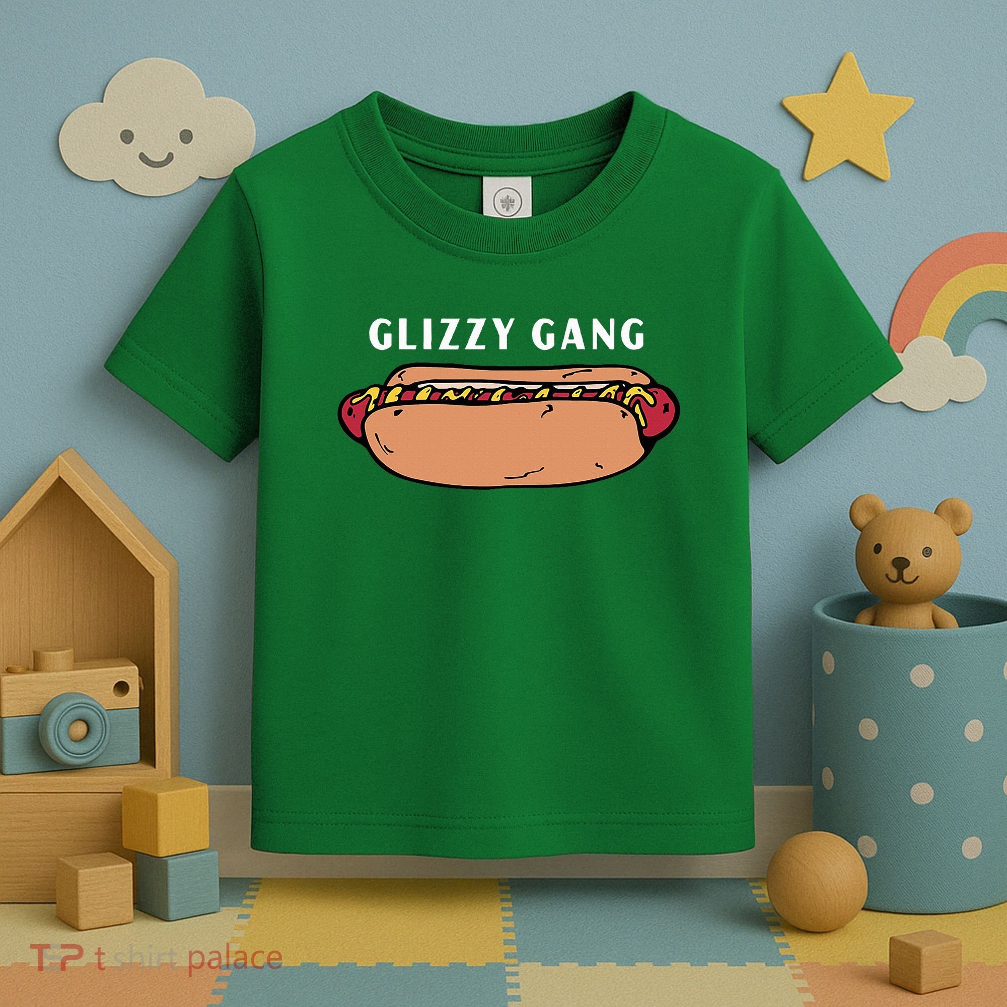 Glizzy Gang Hotdog Funny Toddler T-Shirt