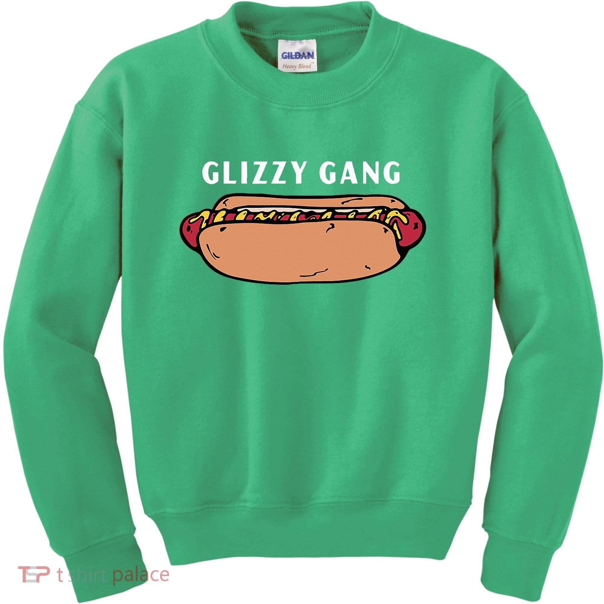 Glizzy Gang Hotdog Funny Kids Sweatshirt