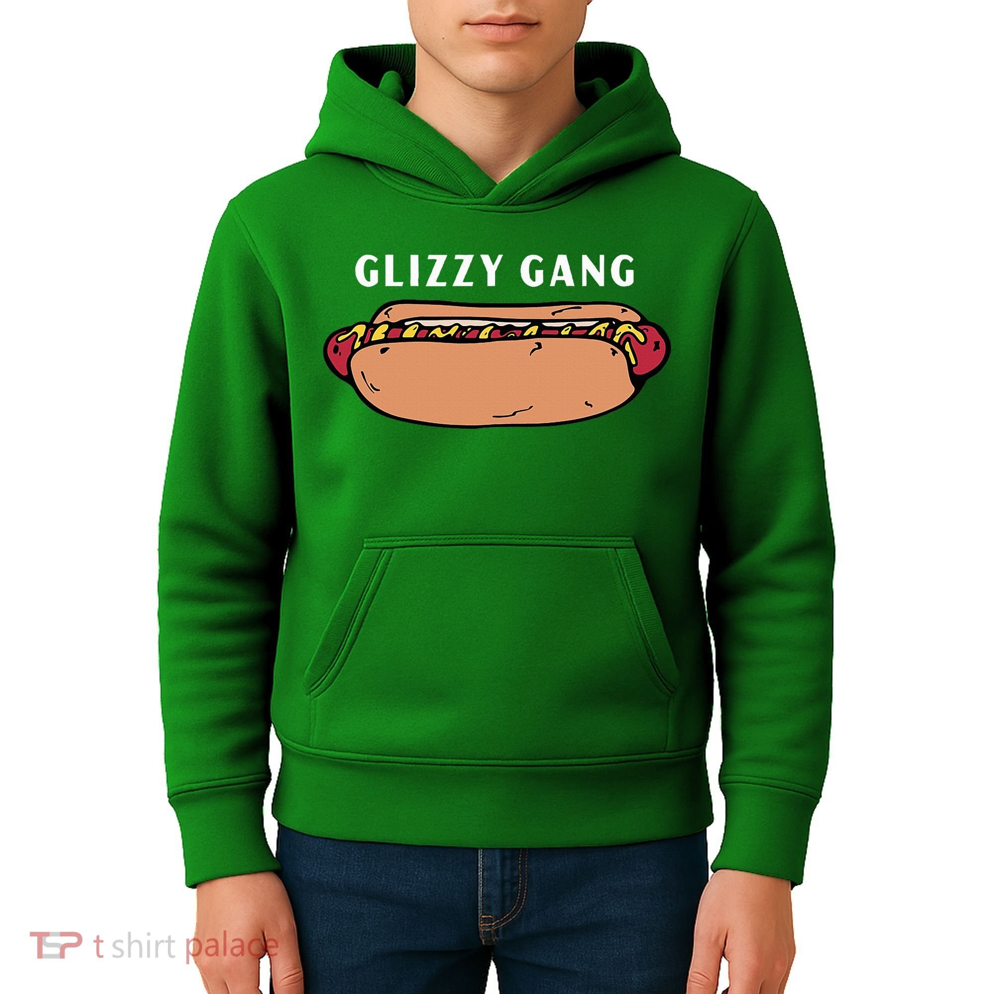 Glizzy Gang Hotdog Funny Kids Hoodie