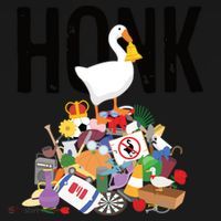 Goose Game Honk Untitled Goose Addiction Press Y To Honk Funny Gift Women's Hoodie thumb 2