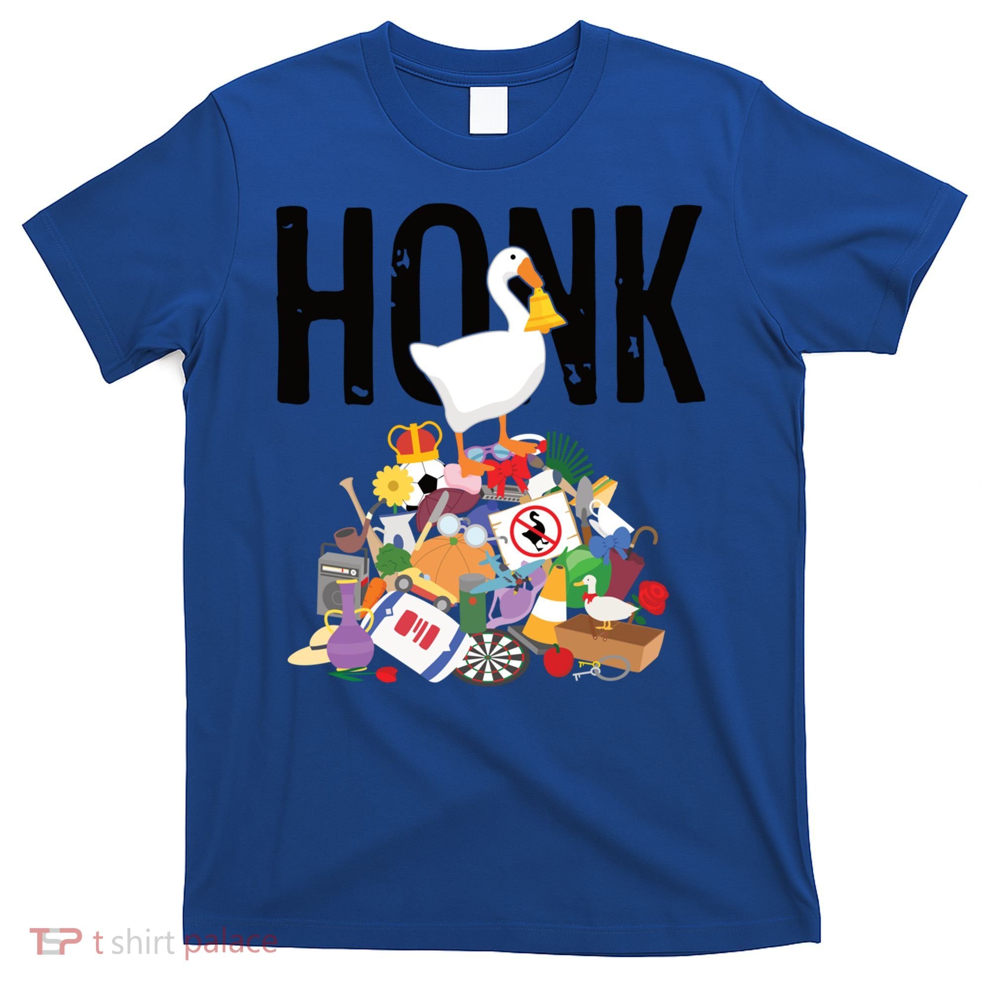 Goose Game Honk Untitled Goose Addiction Press Y To Honk Funny Gift T-Shirt