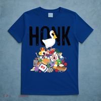 Goose Game Honk Untitled Goose Addiction Press Y To Honk Funny Gift T-Shirt thumb 5