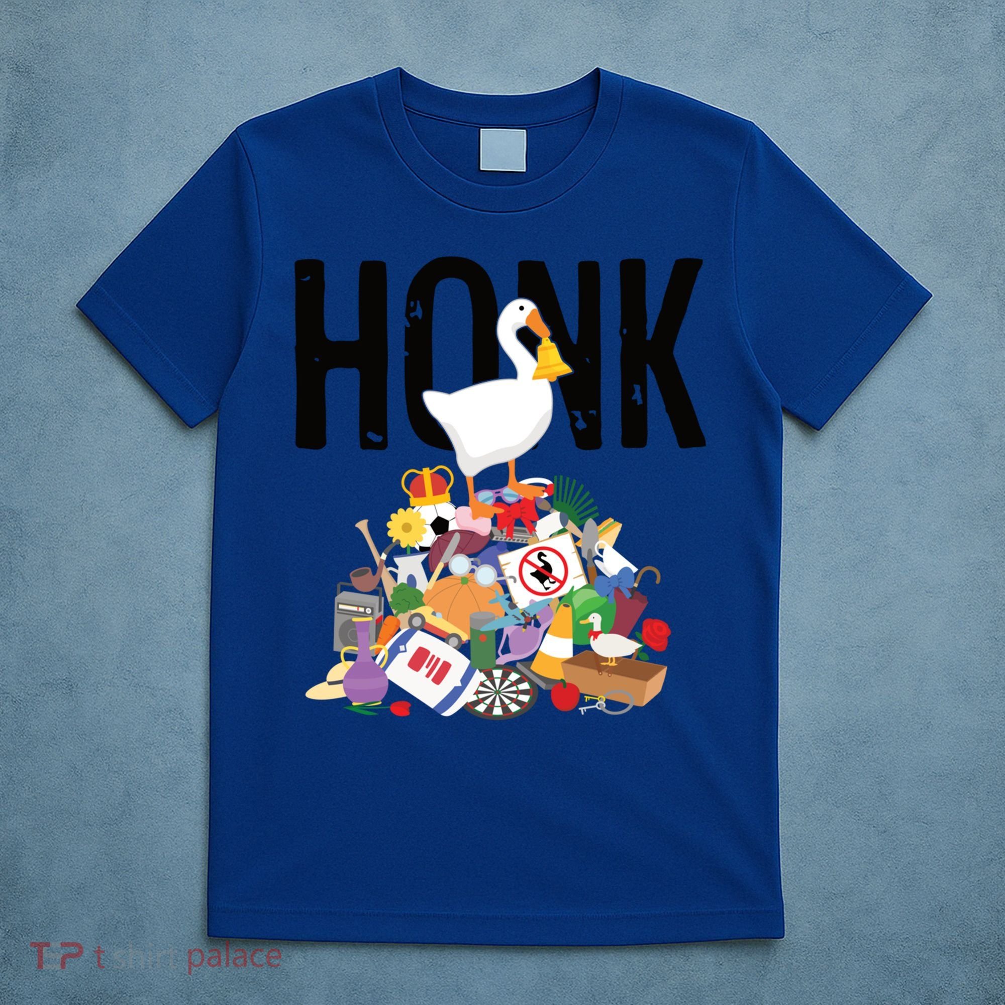 Goose Game Honk Untitled Goose Addiction Press Y To Honk Funny Gift T-Shirt
