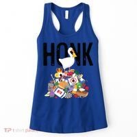 Goose Game Honk Untitled Goose Addiction Press Y To Honk Funny Gift Women's Tank Top thumb 0