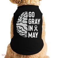 Go Gray In May Brain Tumor Awareness Doggie Tank thumb 0