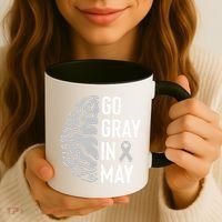 Go Gray In May Brain Tumor Awareness Coffee Mug thumb 3
