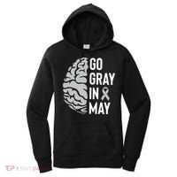Go Gray In May Brain Tumor Awareness Women's Hoodie thumb 0