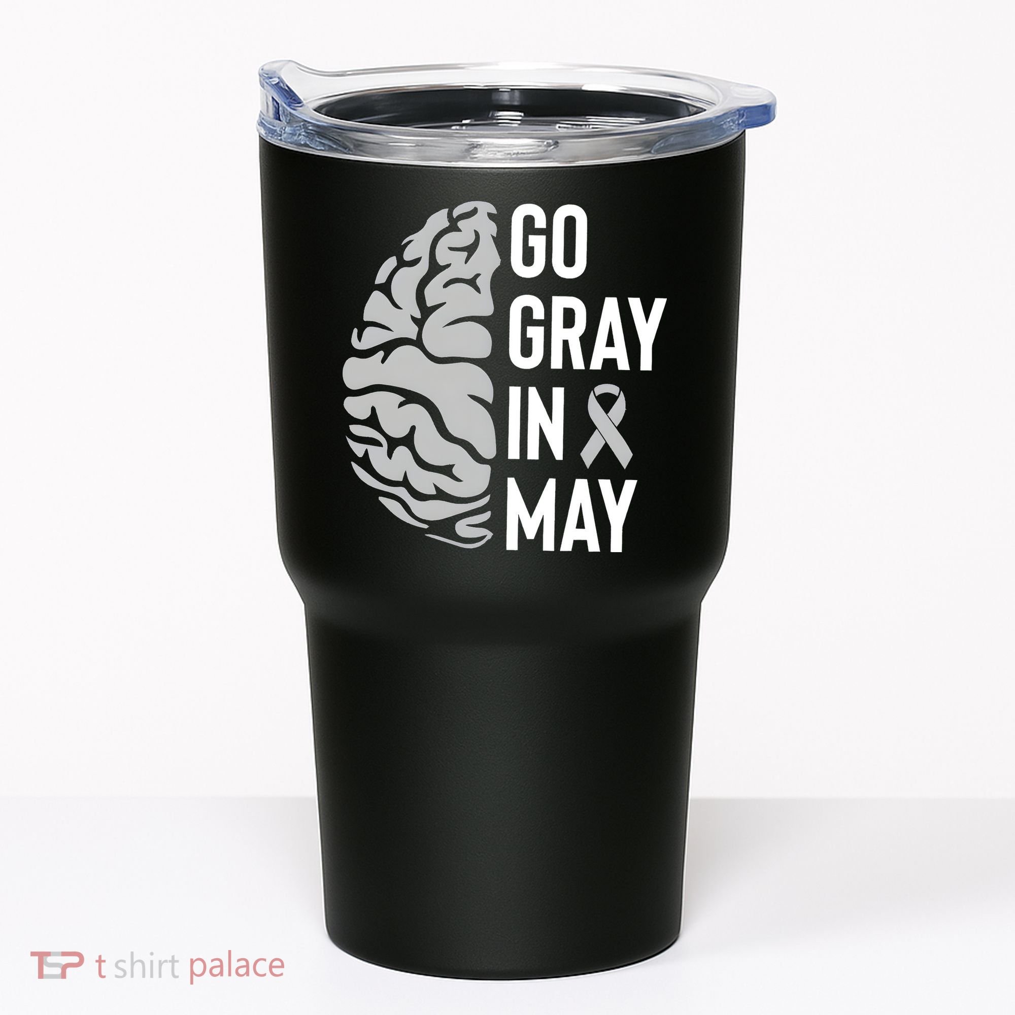 Go Gray In May Brain Tumor Awareness Tumbler